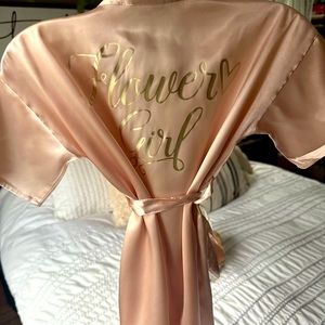 Flower Girl Robe and Basket